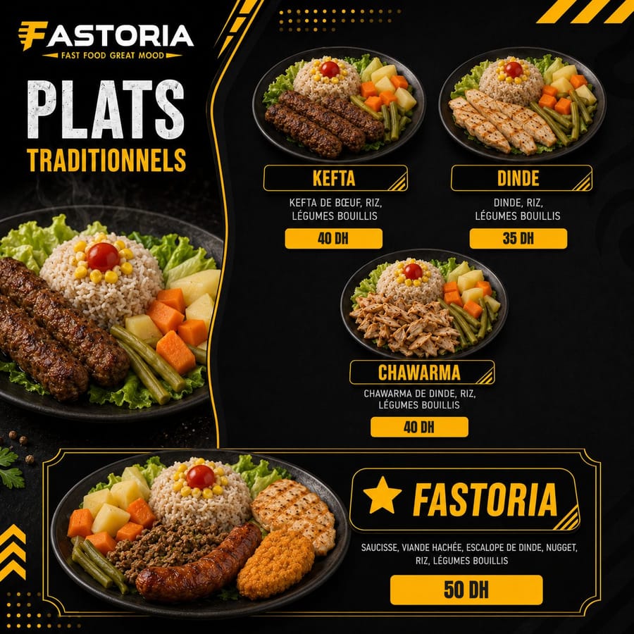 Plats traditionnels FASTORIA